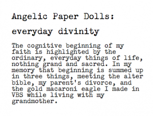 Angelic Paper Dolls